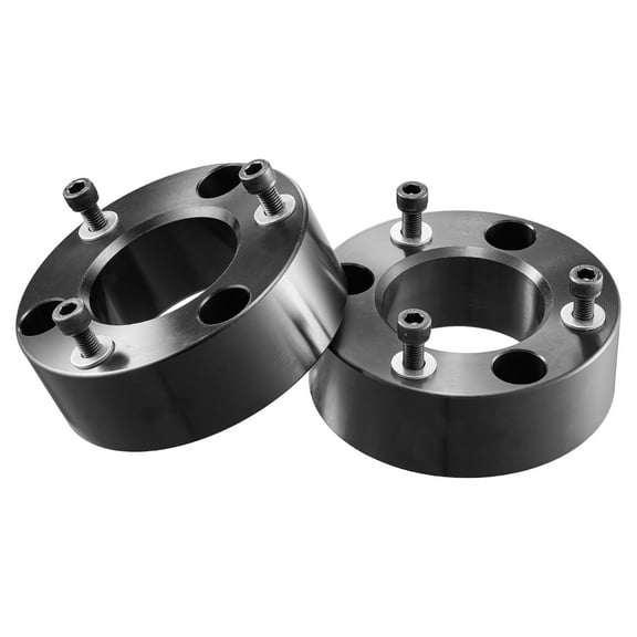 KFFKFF 2-Inch Front Leveling Lift Kit for 2004-2025 Ford F150 2WD/4WD, 2003-2018 Expedition, 2005-2008 Lincoln Mark LT, Durable Aluminum Suspension Strut Spacers (Set of 2)