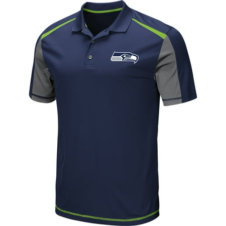 - Men's Majestic College Navy Seattle Seahawks Draft Prize Polo