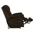 thumbnail image 6 of Dolan Power Lay Flat Recliner in Chocolate Brown Polyester Fabric, 6 of 13