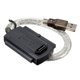 thumbnail image 2 of SAWAKE USB 2.0 Male zu IDE SATA Adapter Konverter Kabel Hard Drive Adapter Cable fr PC 2.5" 3.5" HDD Festplatte, 2 of 5