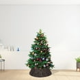 thumbnail image 4 of LIOOBO  Coffee Plastic Christmas Tree Skirt for Farmhouse Decor and Parties, 4 of 6