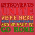 thumbnail image 3 of CafePress - Introverts Unite T Shirt - Women's Traditional Fit Dark T-Shirt, 3 of 4