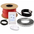 thumbnail image 2 of LuxHeat 20sqft Floor Heating Cable Kit - 120v Heated Tile Floor Kit - Heated Flooring System Includes UDG4 Programmable Thermostat w/GFCI, Electric Heat Cable, Strapping, Flooring Sensor & Alarm, 2 of 4