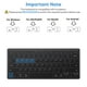 thumbnail image 4 of Teclado inalámbrico OMOTON 2.4G para Win 7/8/10 con USB y tipo C, 4 of 7