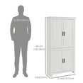 thumbnail image 2 of HOMCOM 64" Kitchen Pantry Storage Cabinet with 3 Adjustable Shelves, 2 of 8