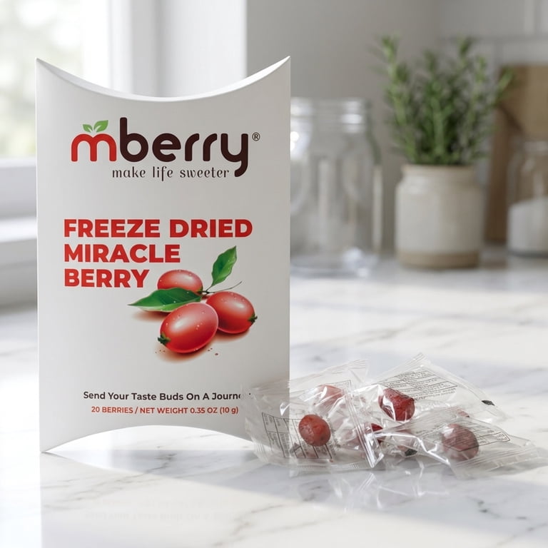mberry Freeze Dried Miracle Berries, 20 Berries - Walmart.com