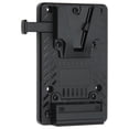 thumbnail image 1 of V Mount Lock Battery Gusset, Universal Plastic V Mount Battery Plate High Hardness 14.8V Input Output Effective  For Battery, 1 of 8