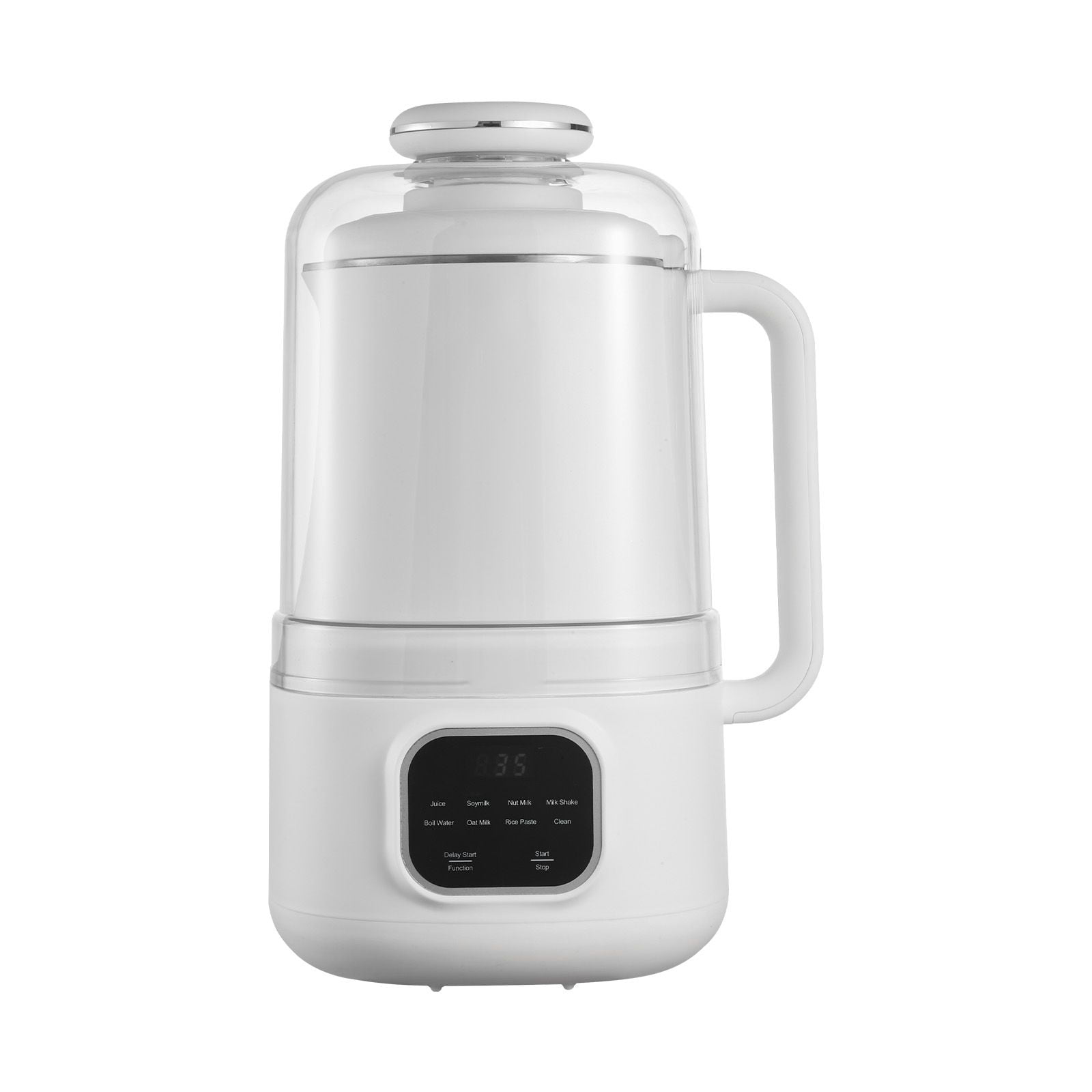 8-in-1 Nut Milk Maker Machine, 34oz Large Capacity, 10 Stainless Steel Blades, Self-Cleaning, Low Noise below 70dB, 12H Preset for Soy Milk Smoothie