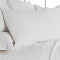 thumbnail image 4 of Homthreads - Emory Bedspread Set -King Bedspread + Two King Pillow Shams - Microfiber Waffle Jacquard - Scroll Leaf - White - Bedspread Size (120 x 118 in.) and Pillow Sham Size (36 x 20 in.), 4 of 5