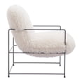 thumbnail image 2 of Sillon Pelut Kessa Muebles Blanco 75 x 85 x 84 cm, 2 of 5