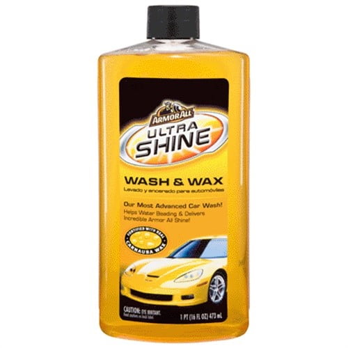 Armor All Ultra Shine Wash & Wax, 16 fluid ounces, Car Wash, Car Wax, 17739