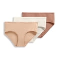 thumbnail image 1 of Jockey Culotte Hipster à Logo Extensible en Coton Biologique pour Femmes - Lot de 3, 1 of 8