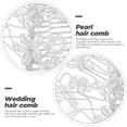 thumbnail image 2 of Side Comb Wedding Hair Piece Creative Comb Hair Piece Hair Side Comb Wedding Hairpiece, 2 of 8