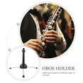 thumbnail image 4 of Luxshiny Clarinet Floor Stand 1Set in Black Color Perfect for Wind Instruments, 4 of 8