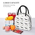 thumbnail image 6 of Haiem Dachshund Dog Printed Lunch Bag Women, Lunch Box Lunch Bag for Women, Small Leakproof Cute Lunch Tote Large Capacity Reusable Insulated Cooler Lunch Container, 6 of 6