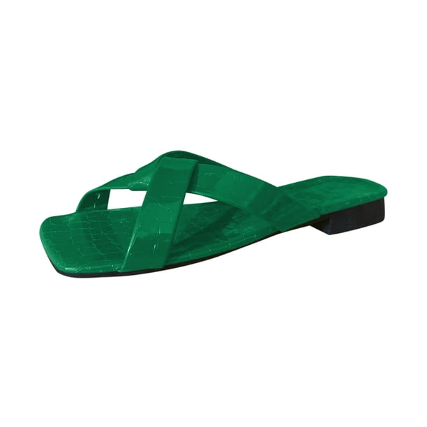 Amzcrzy Zapatos de mujer,Zapatos de mujer,Zapatillas de mujer, Sandalias de playa informales y versátiles para mujer, zapatos planos de verano con punta abierta Sandalias Mujer Zapatillas De Casa