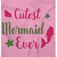 thumbnail image 2 of Cutest Mermaid Ever Daughter Birthday Youth T Shirt Tee Girls Infant Toddler Brisco Brands 24M, 2 of 5