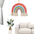 thumbnail image 4 of Rainbow Wall Hanging, Woven Rainbow Wall Decor for Girls Nursery Bedroom Playroom Baby Room Decor, 4 of 5