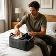 thumbnail image 7 of Corduroy Storage Basket Collapsible Storage Bin with Reinforced Handles Foldable Basket Organizer for Kids Toys Clothes Closet, 7 of 7