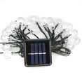 thumbnail image 1 of Dinheiro Globe Solar String Lights, 30 Crystal Ball Outdoor String Lights for Garden Gazebo Patio Decoration, 1 of 5