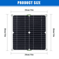 Solar Array 200w 200W Solar Panel Kit, 18V 100A Solar Charge Controller Dual USB Outputs ...