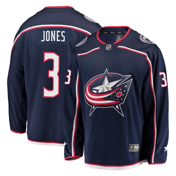 Seth Jones Columbus Blue Jackets NHL Fanatics Breakaway Home Jersey