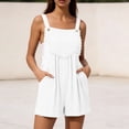 thumbnail image 5 of BUIGTTKLOP Jumpsuits for Women Summer Short Overalls Casual Sleeveless Adjustable Loose Women's Rompers with Pockets 2026, 5 of 6