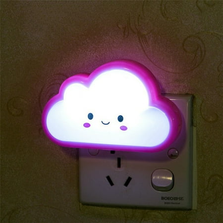 

MyBeauty Cartoon Cloud Energy-saving US Plug LED Night Light Bedside Lamp Home Decor