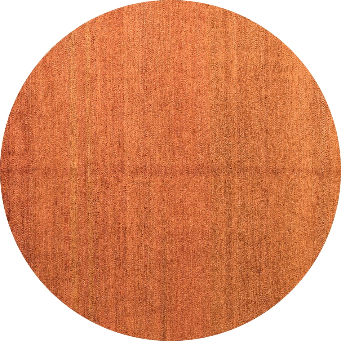 Ahgly Company Indoor Round Abstract Orange Modern Area Rugs, 6' Round ...