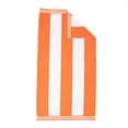 thumbnail image 5 of Superior Cabana Striped 1-Piece Oversized Cotton Beach Towel, Orange, 5 of 10