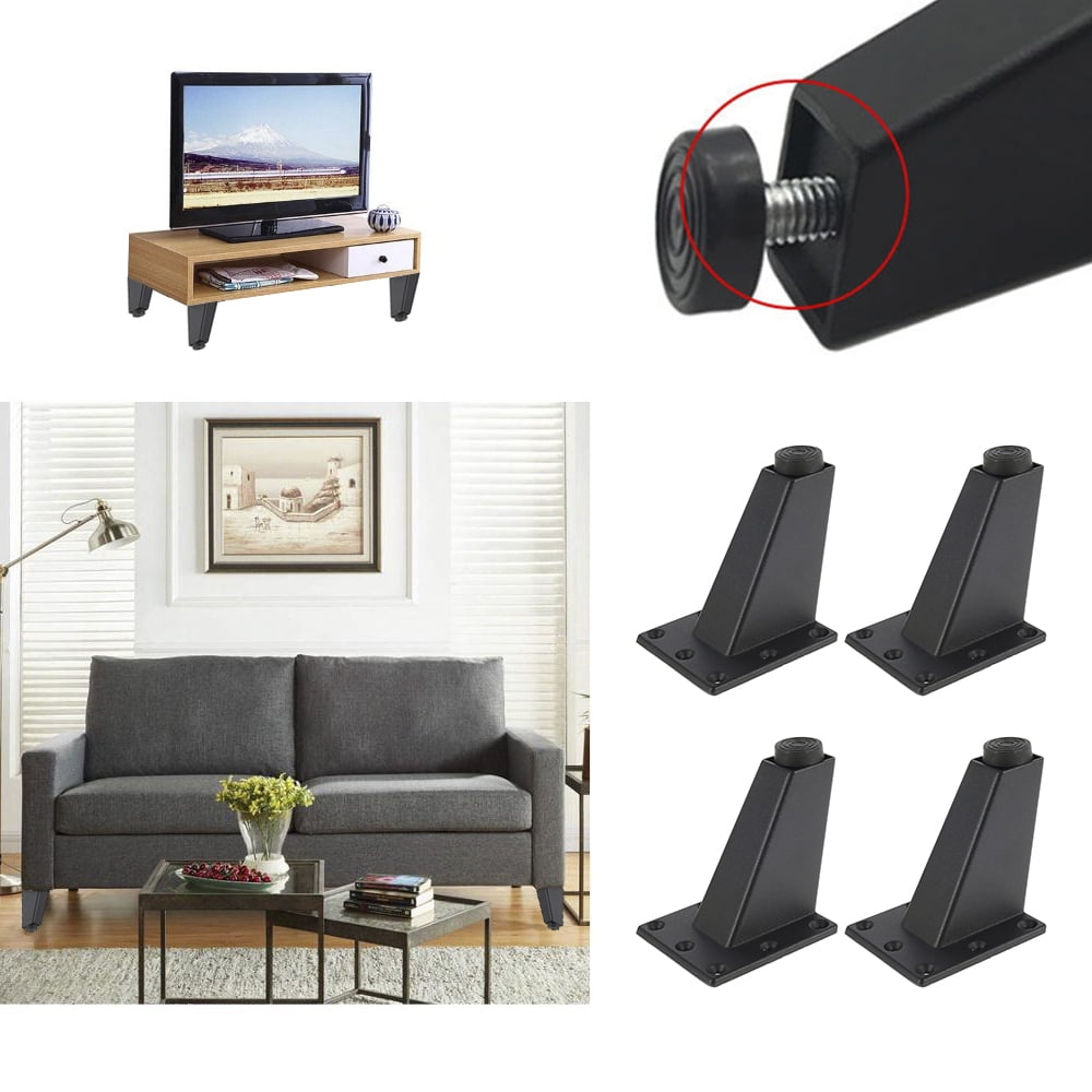 Aluminum Alloy Sofa Couch Furniture Feet Adjustable Cupboard Table Legs Durable 