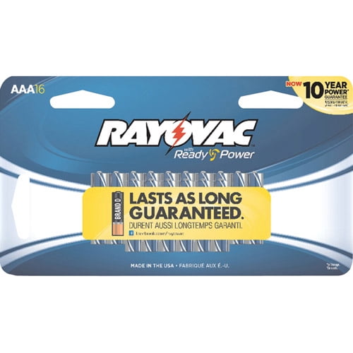 24-Pack Rayovac Alkaline AAA Batteries 824-24CF2