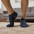 thumbnail image 6 of WANDER Merino Wool Ankle Socks 3 Pairs Cushioned Sweat-Wicking No Show Socks For Running & Hiking, 6 of 7