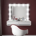 thumbnail image 4 of Boahaus Sivas Vanity Mirror with Hollywood Built-in Lights, HD Glass, White, 35.5"W, 4 of 9