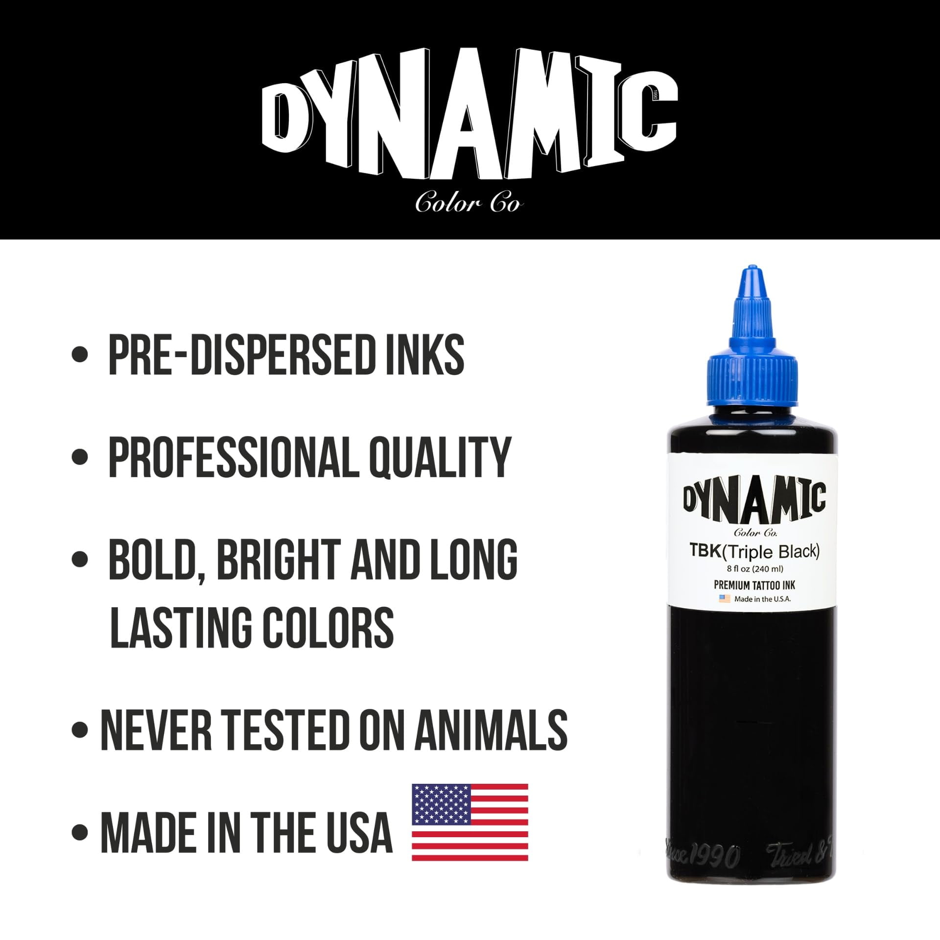 Dynamic Triple Black Tattoo Ink Bottle 8oz - Walmart.ca
