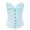 Blue, variant on Womens Shapewear Women's Lace Trimmed Push Up Bustier Corset Waist Trainer Weight Loss Helper Yellow M