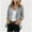 *Gray, variant on Women's Long Sleeve Notch Collar Blazer with Shoulder Pads ,Casual Work Jacket Gray,Women's Plus XXL