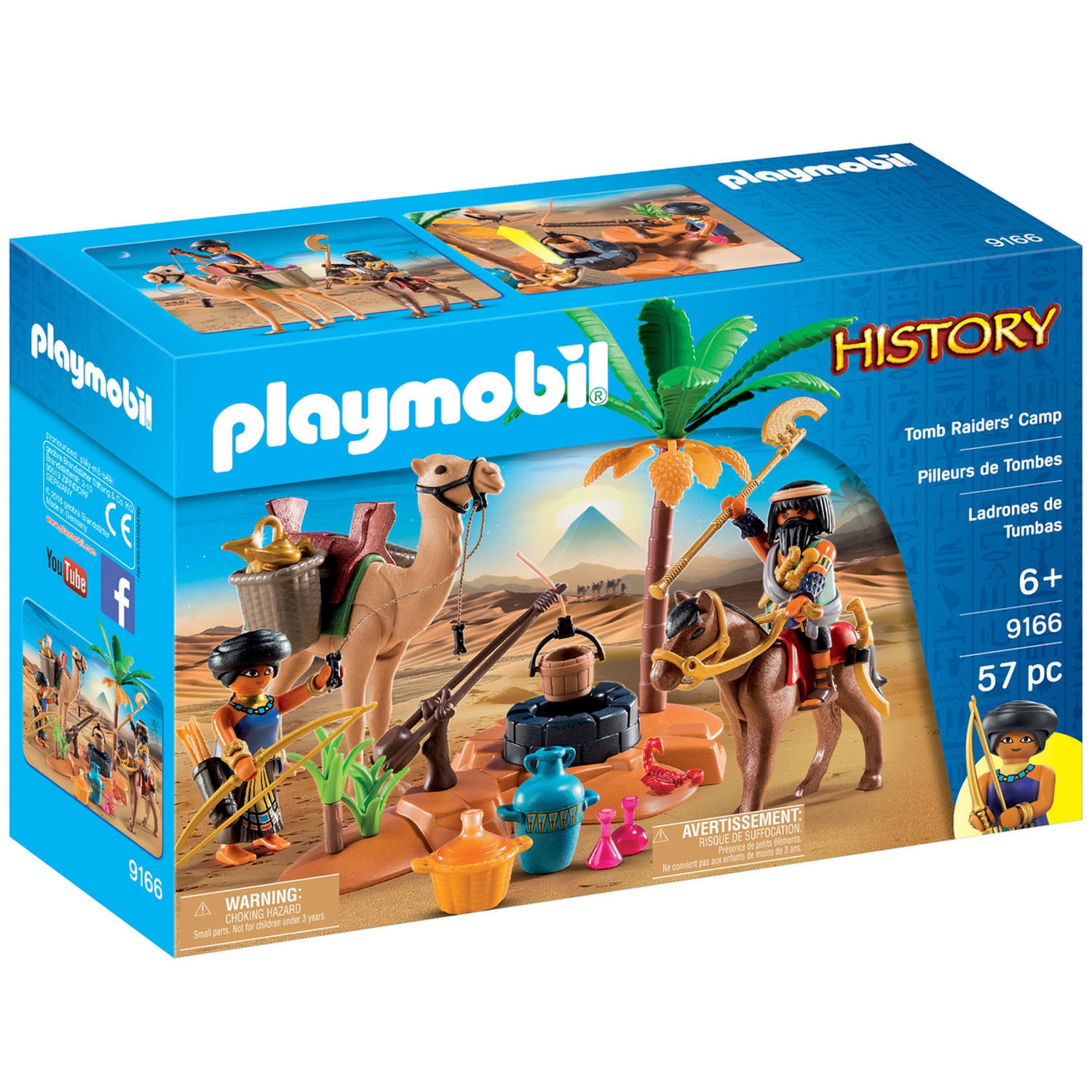 Details about   PLAYMOBIL History 5387 Egyptian Tomb Raider's Camp with or without box 