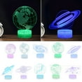 thumbnail image 1 of Fiudx Luz Nocturna Led Galaxy Series, Control Remoto de 16 Colores, Bonita Decoración Acrílica para El Hogar, Diseño con Alimentación Usb, Decoración para Dormitorio y Sala de Estar, Segura y Agradab, 1 of 2
