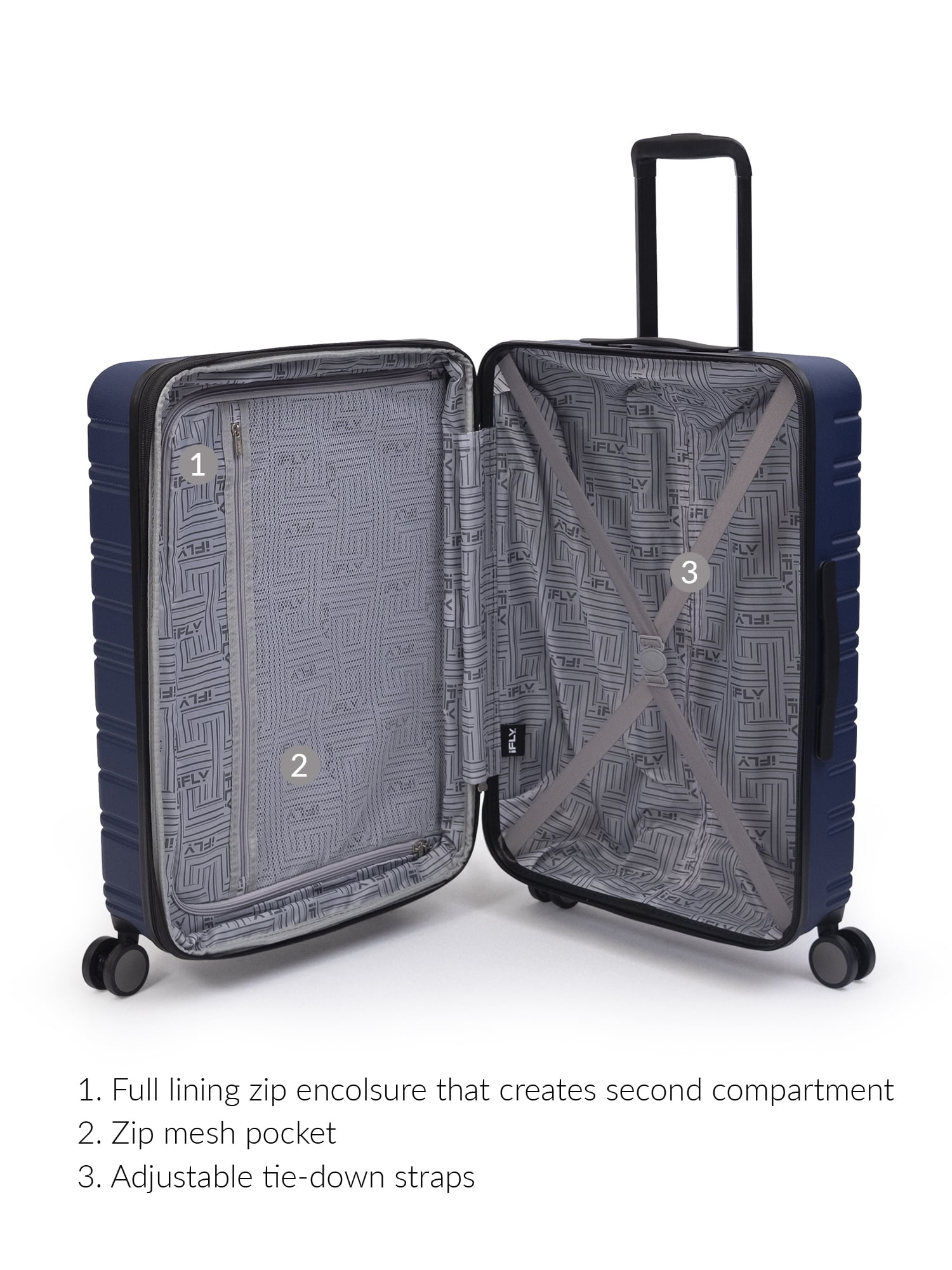 ifly 3 piece luggage