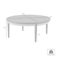 thumbnail image 6 of Zella Round Coffee Table in Aluminum, 6 of 6