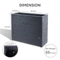 thumbnail image 4 of Tall Rectangular Composite Planter,Durable for All-Weather Use with Drainage Holes, Large Rectangular Planter for Outdoor and Indoor Plants, 4 of 5