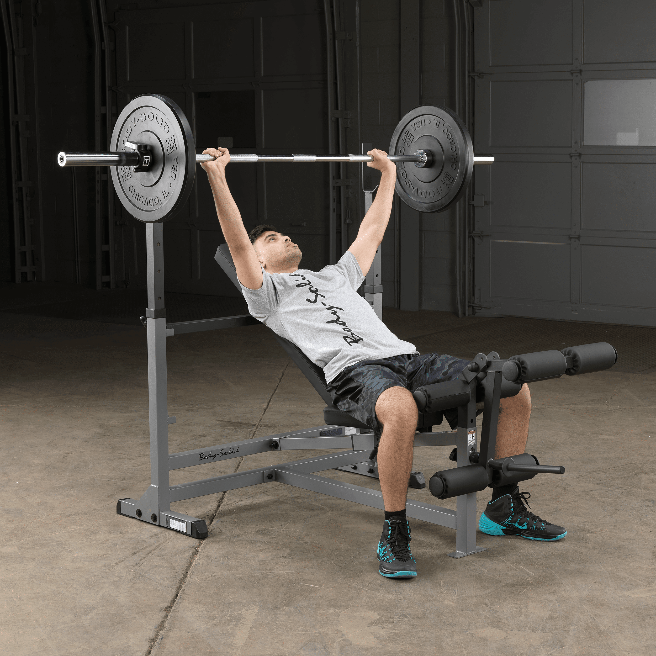 Body-Solid GDIB-46L Power Center Combo Bench Sansujyuku sansujyuku.com