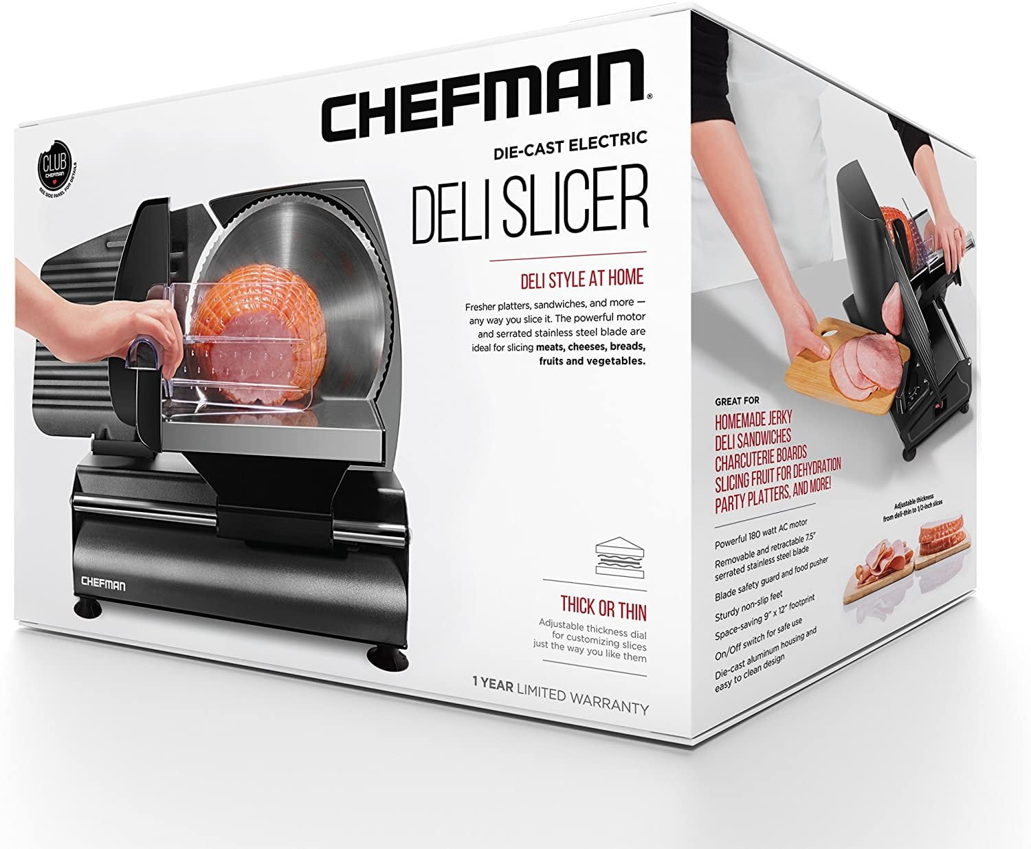chefman deli meat slicer