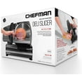 Chefman DieCast Electric Deli & Food Slicer Cuts Meat, Cheese, Bread