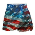 thumbnail image 4 of QATAINLAV Plus Size 4th of July Skort, Women 2024 Summer Fake Two Piece Yoga Shorts American Flag Patriotic Tennis Skirts Flash Sales Today Multicolor L, 4 of 6