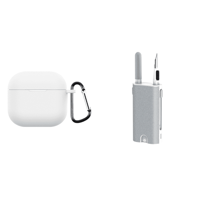 Funda Protectora Suave Silicona para Airpods 4 (2024)() Blanco