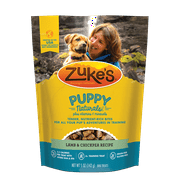 Angle View: Zuke's Puppy Naturals Lamb & ChickPea Recipe Dog Treats, 5 Oz