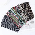 thumbnail image 2 of Diademas bohemias para mujer, diademas bohemias anudadas anchas y gruesas, 2 of 5
