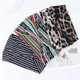 thumbnail image 2 of Diademas bohemias, bandas para el cabello con patrón de rayas de leopardo, elástico suave (3 piezas) A, 2 of 5